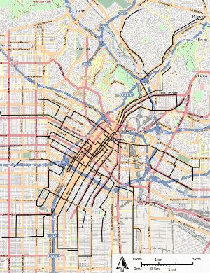 Los Angeles Railway (Yellow Cars streetcars).svg