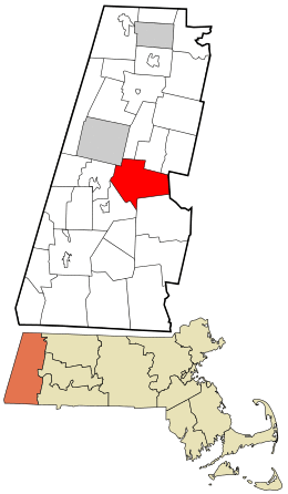 Location in Berkshire County and the state of Massachusetts.