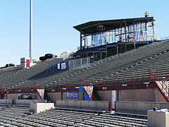 Aggie Memorial Stadium - East Side Stands & Skybox Construction 02