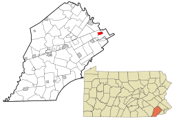 Location in Chester County and the U.S. state of Pennsylvania.