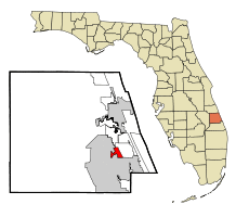Location in St. Lucie County and the state of Florida