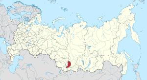 Map of Russia - Khakassia.svg