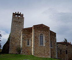 Apse of the pieve of San Giovanni Battista.