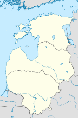 Vilnius is located in Baltic states