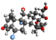 Fluocinolone acetonide (Ball-n-Stick).png