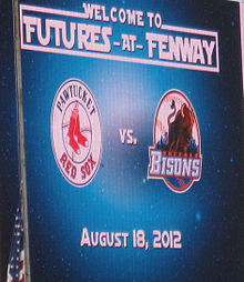 Futures at Fenway 2012 - game 2 welcome.jpg