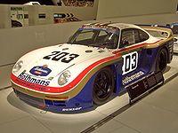 The Porsche 961 as now housed in the Porsche Museum