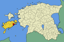 Laimjala Parish within Saare County.