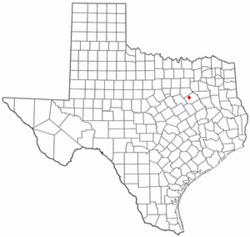 Location of Barry, Texas