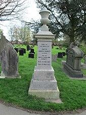 Funerary monument in the form of an obelisk