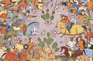 The Battle between Bahram Chubina and Sava Shah LACMA M.2009.44.1 (3 of 9).jpg