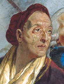 Tiepolo, Giovanni Battista - Fresken Treppenhaus des W&uuml;rzburger Residenzschlosses, Szenen zur Apotheose des F&uuml;rstbischofs, Detail Giovanni Battista Tiepolo - 1750-1753.jpg
