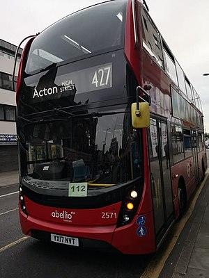 Abellio ADL E400MMC YX17 NVT route 427 Ealing 2019.jpg