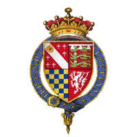 Coat of arms of Sir Henry Howard, styled Earl of Surrey, KG.png