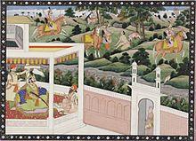 Pandu shoots Kindama, who is disguised as a deer