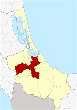 District location in Songkhla Province