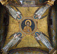 Mosaic of the vault of the chapel of San Zeno (IX century).jpg