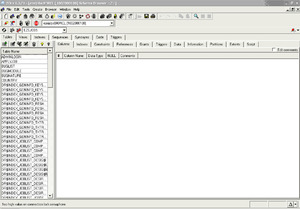 TOra screenshot on Windows XP