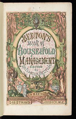 Title page of 'Household Management' Wellcome L0042710.jpg