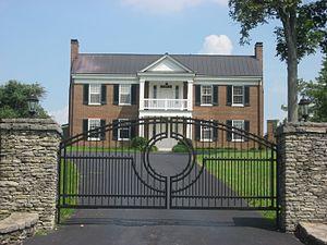 Entrance to Clay Hill, located along Kentucky Route 289.