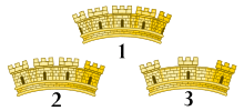 Mural Crowns - France.svg