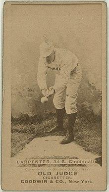 Hick Carpenter, Cincinnati Red Stockings, baseball card portrait LCCN2007686977.jpg