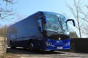 Riverford Bridge - Plymouth CityCoach 319 (WA64FZY).JPG