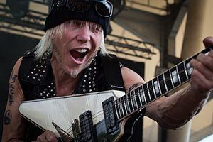 Schenker performing live at the Rock Hard Festival in 2015