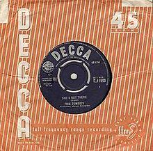 She's Not There single.jpg